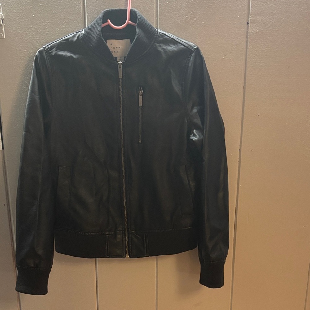 a new day Black Bomber Jacket